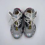 Sneakers grigio rosa e bianco F0331033 BIANCOGRIGIO CLJD 