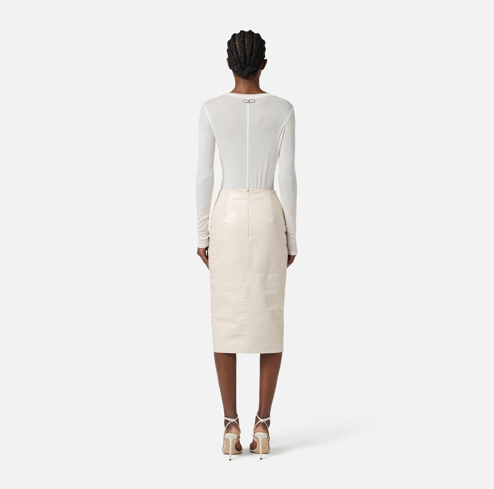 Gonna stampa cocco GO10856E2 DZ9 ELISABETTA FRANCHI 