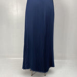 Gonna in raso plissè SK1183 BLU OFELIA 