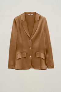 Giacca monopetto in satin - Carla G