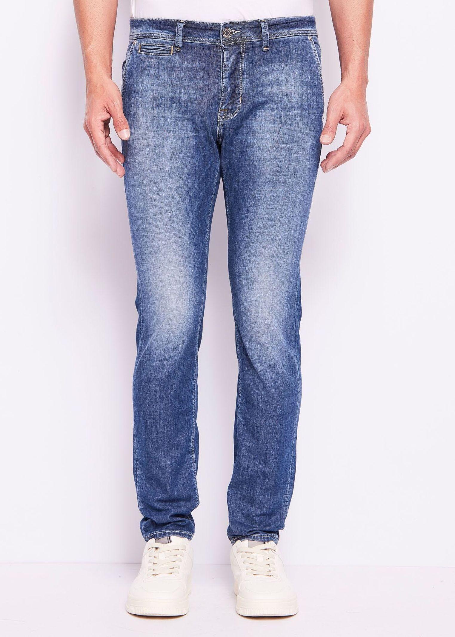 Jeans chino slim con lavaggio usato - Gaudi 511GU26015 00 GAUDI' 