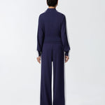 Felpa con zip in tessuto piquet 104738-A2FQ EZ1 PINKO 