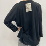 T-shirt scollo a V - Ofelia 2831 NERO OFELIA 