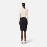Gonna con smerlo in vita - Elisabetta Franchi GO11852E2 110 ELISABETTA FRANCHI 