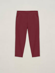 Pantalone slim fit in jersey tecnico - Carla G