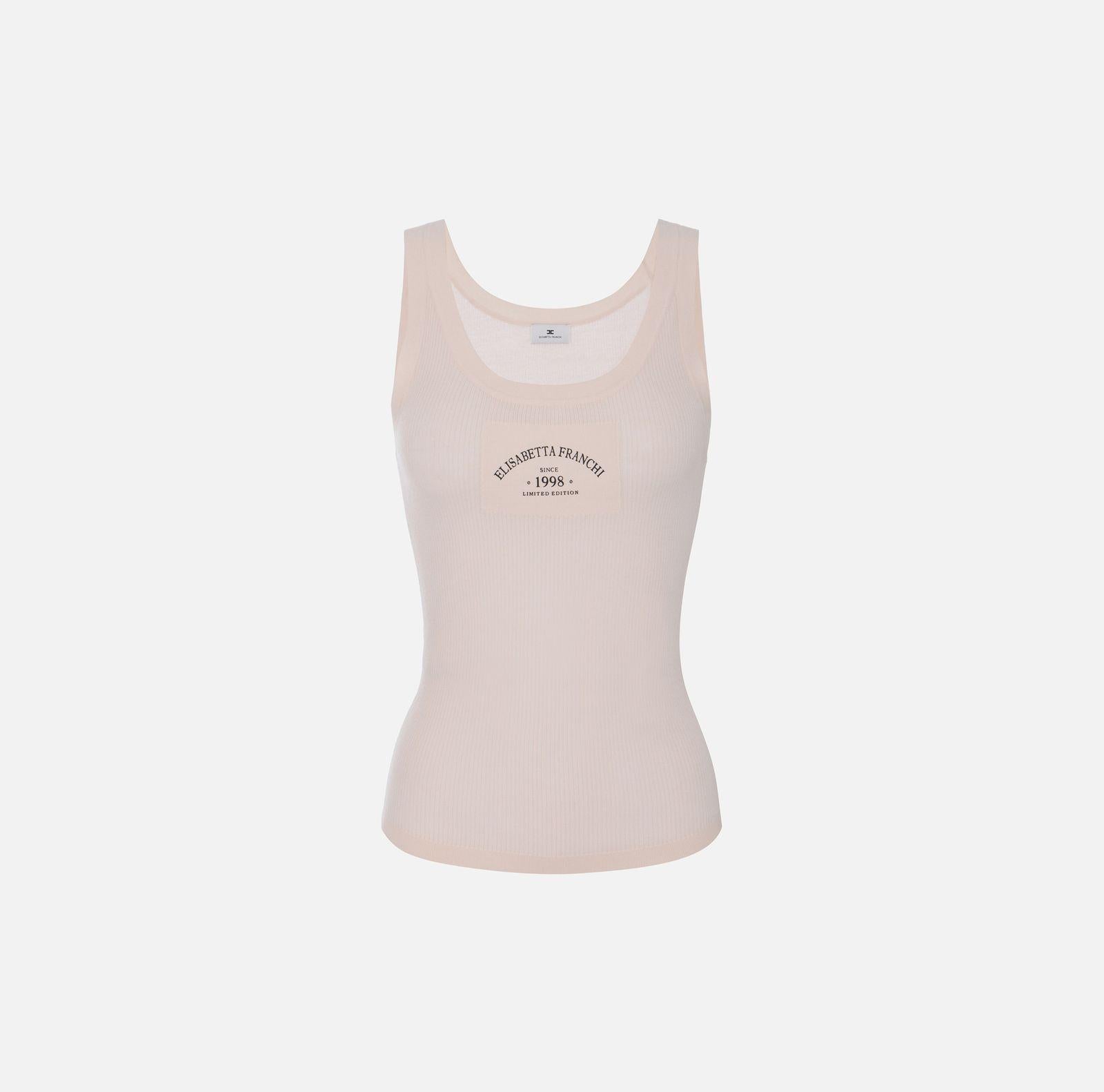 Top in maglia - Elisabetta Franchi TK80B61E2 193 ELISABETTA FRANCHI 