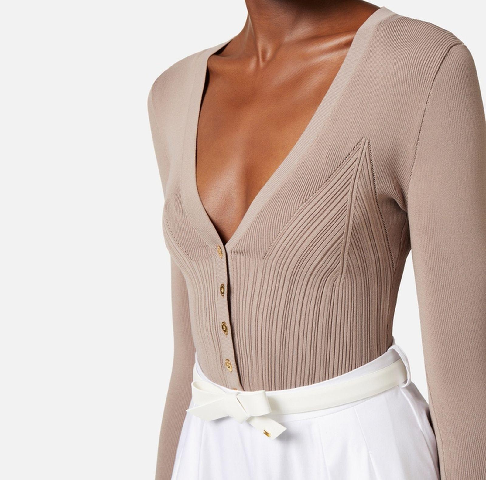 Maglia con cuore - Elisabetta Franchi MK58B51E2 DC4 ELISABETTA FRANCHI 