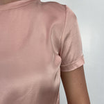 T-shirt lucida girocollo MM203633 ROSA OFELIA 