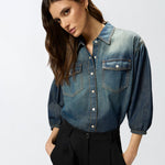 Camicia con maniche a palloncino - Pinko 106596A37K PJC PINKO 