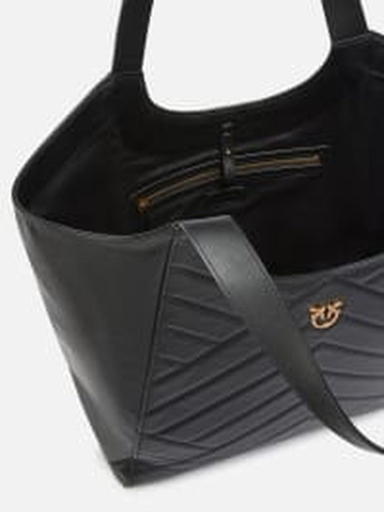 Borsa shopping trapunta puzzle 104536-A29Y Z99Q PINKO 