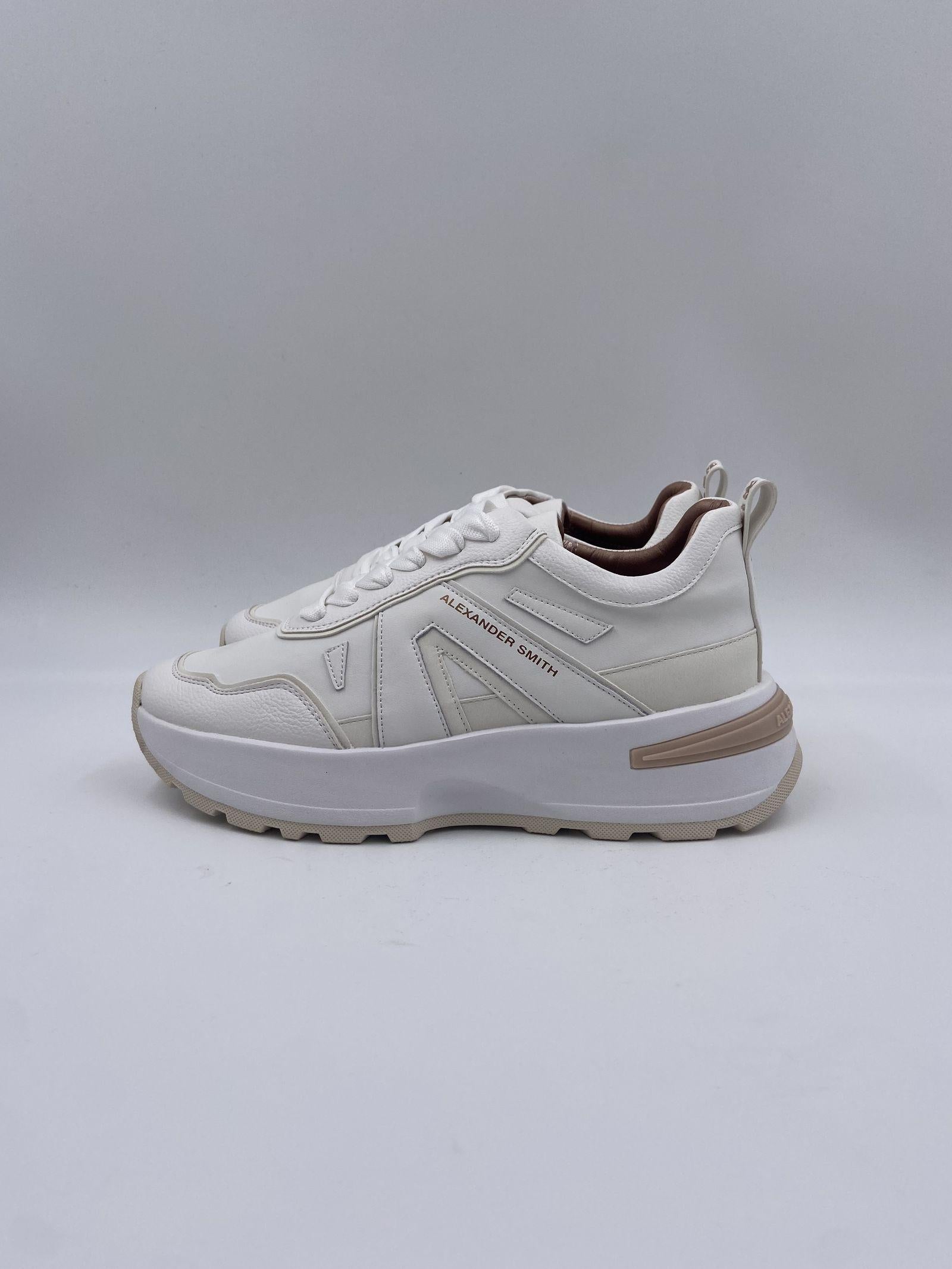 Sneakers Liverpool Woman Total White ASBBLPW 2047 TWT ALEXANDER SMITH 