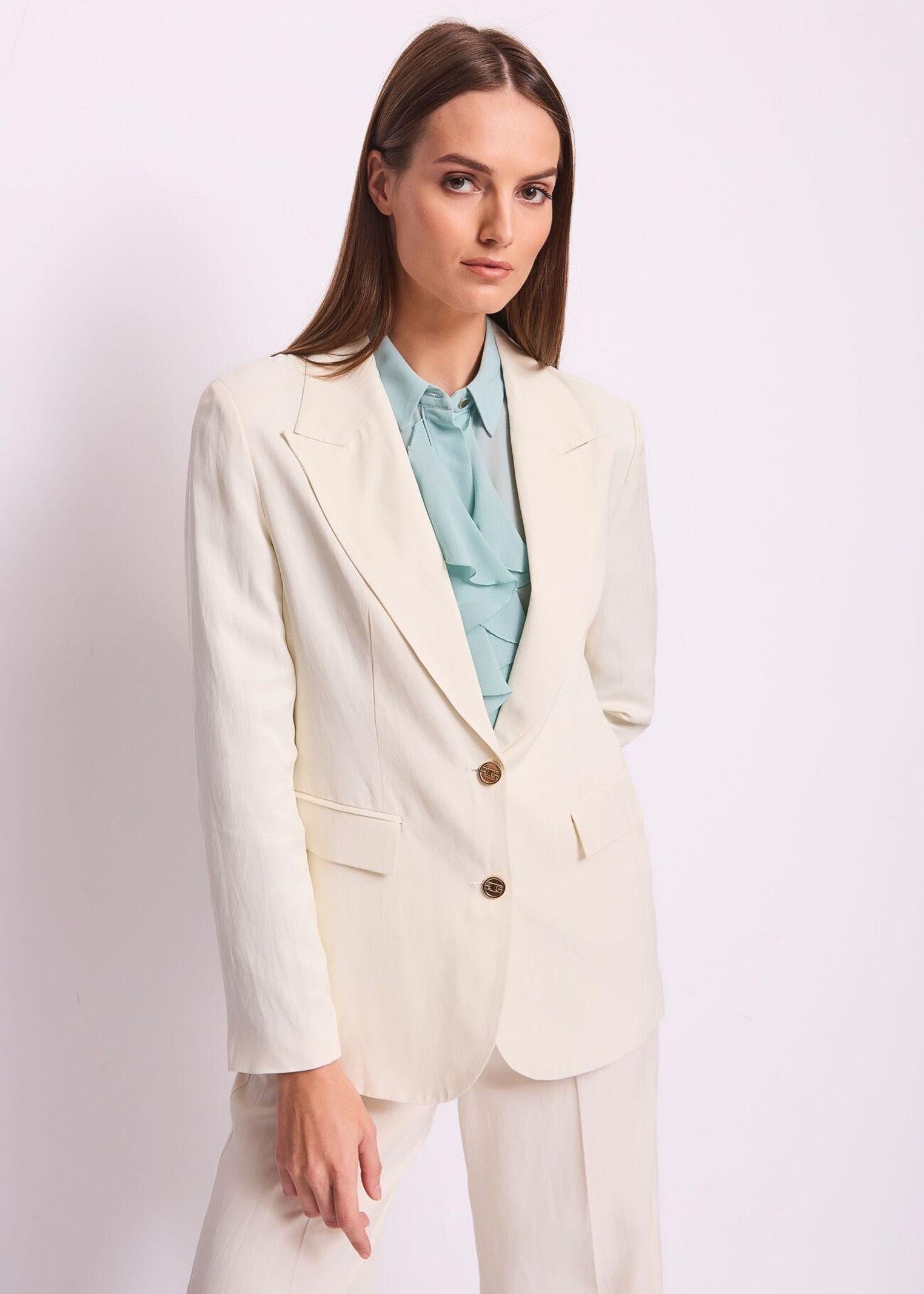 Giacca monopetto in lino 511FD35005 3213 GAUDI' 