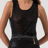 Gonna con strass FQ25WG1001W815R9 053 FRACOMINA 
