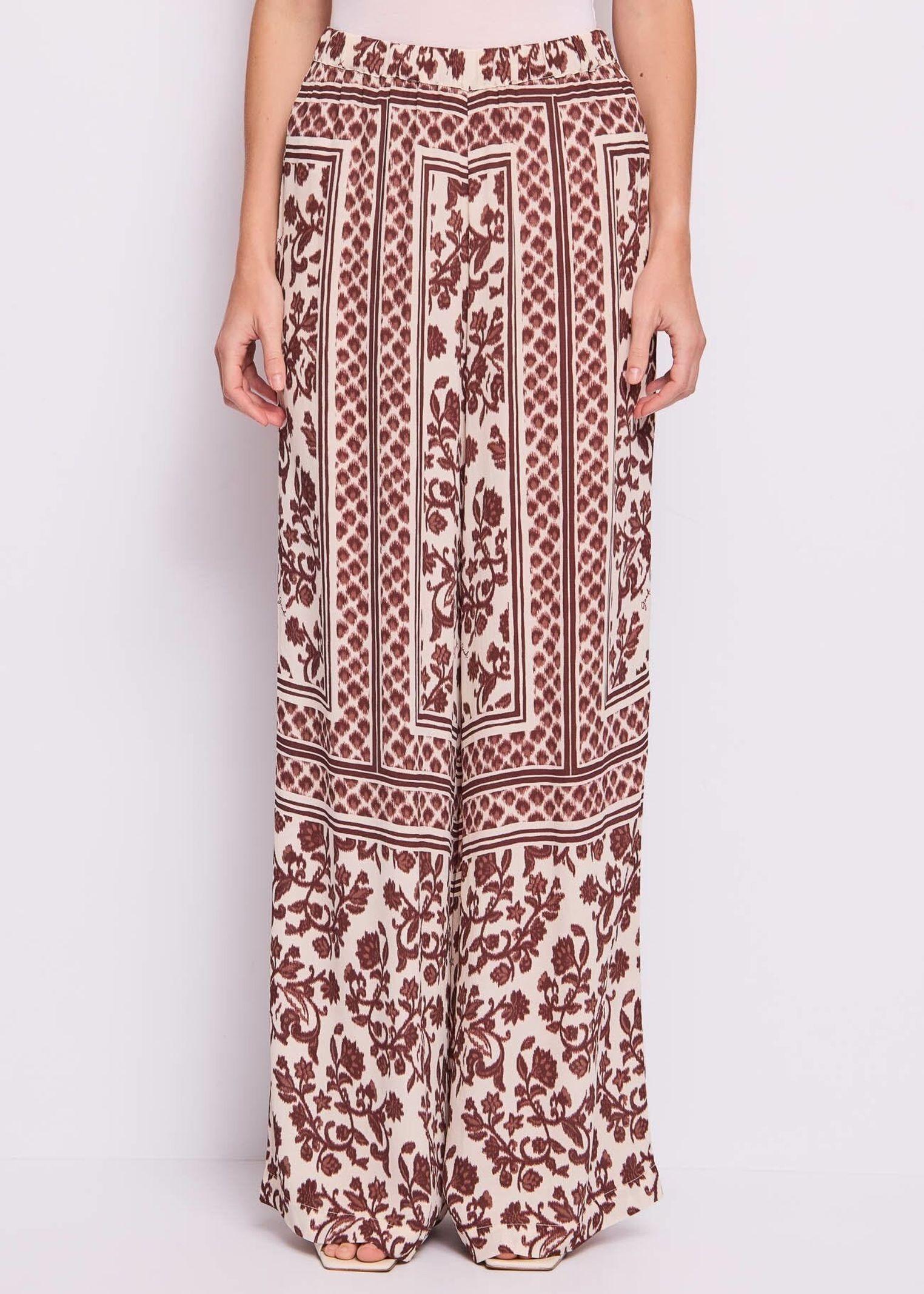 Pantalone stampa floreale - Gaudi 511FD25013 51102101 GAUDI' 