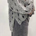 Maglia intrecciata JS376 GRIGIO OFELIA 