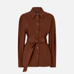 Giacca con cintura 106153A2ER L78 PINKO 