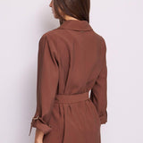 Giacca in twill con cintura - Gaudi 611FD35007 2298 GAUDI' 