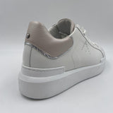 Sneakers  bianco e beige