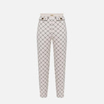 Pantalone con stampa losanghe PAS7151E2 E84 ELISABETTA FRANCHI 