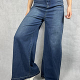 Jeans a palazzo vita alta