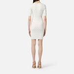 Abito a rombi con catena gioiello - Elisabetta Franchi AM20B56E2 360 ELISABETTA FRANCHI 