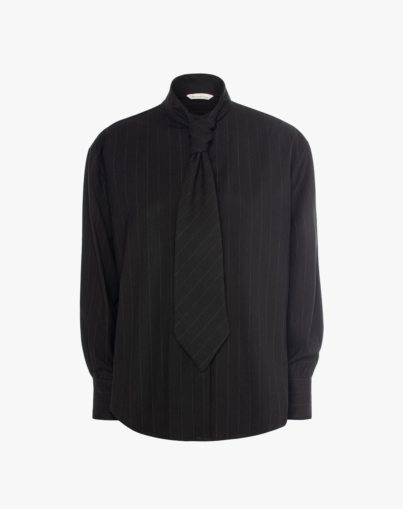 Camicia con cravatta C133PI MA001 MANILA GRACE 