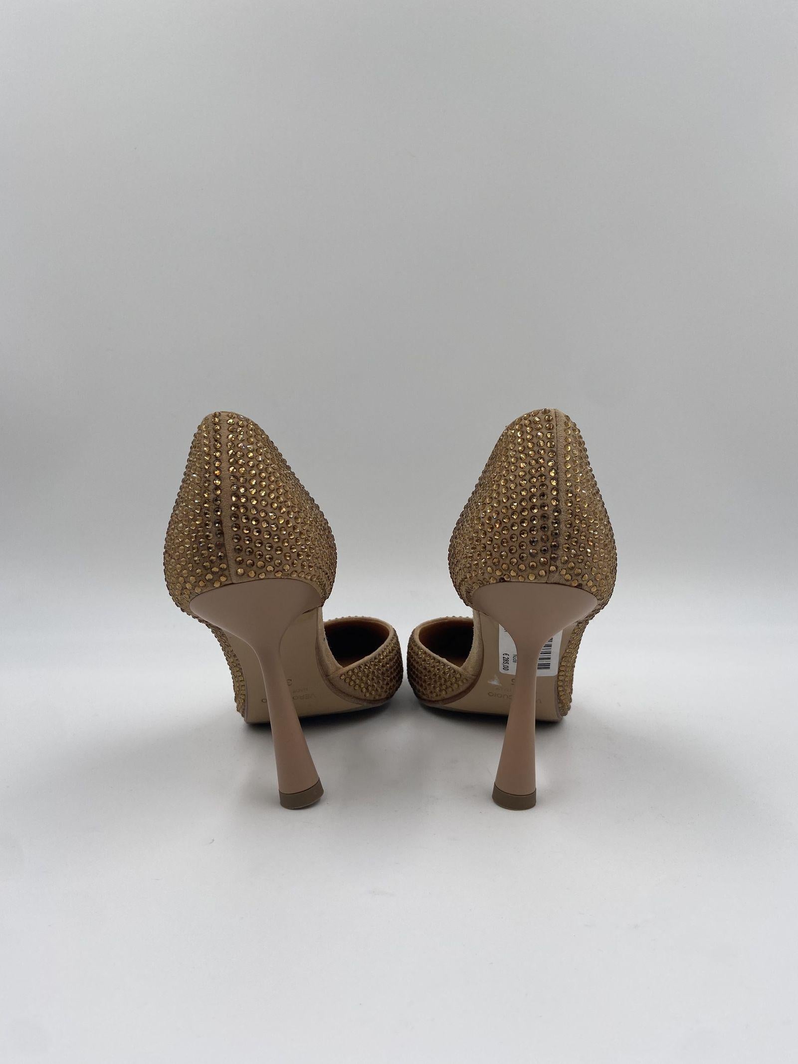 Décolletè con strass 2207 NUDE OFELIA 