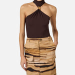 Body con gioiello - Elisabetta Franchi BO01761E2 EV9 ELISABETTA FRANCHI 