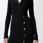 Abito lungo in maglia con bottoni - Pinko 104033-A239 Z99 PINKO 
