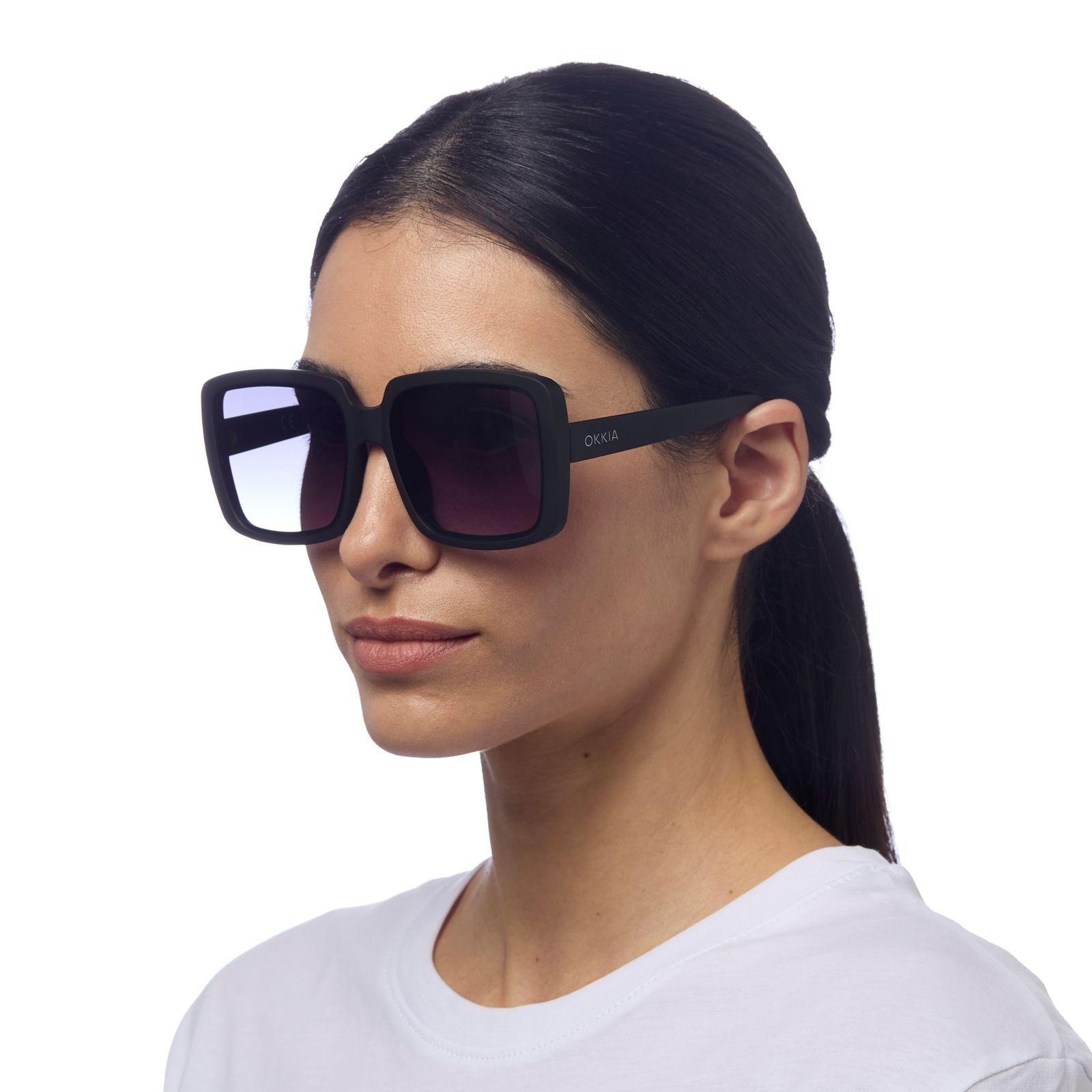 Occhiale da sole Alessia 0K027BK GRIGIO OKKIA 