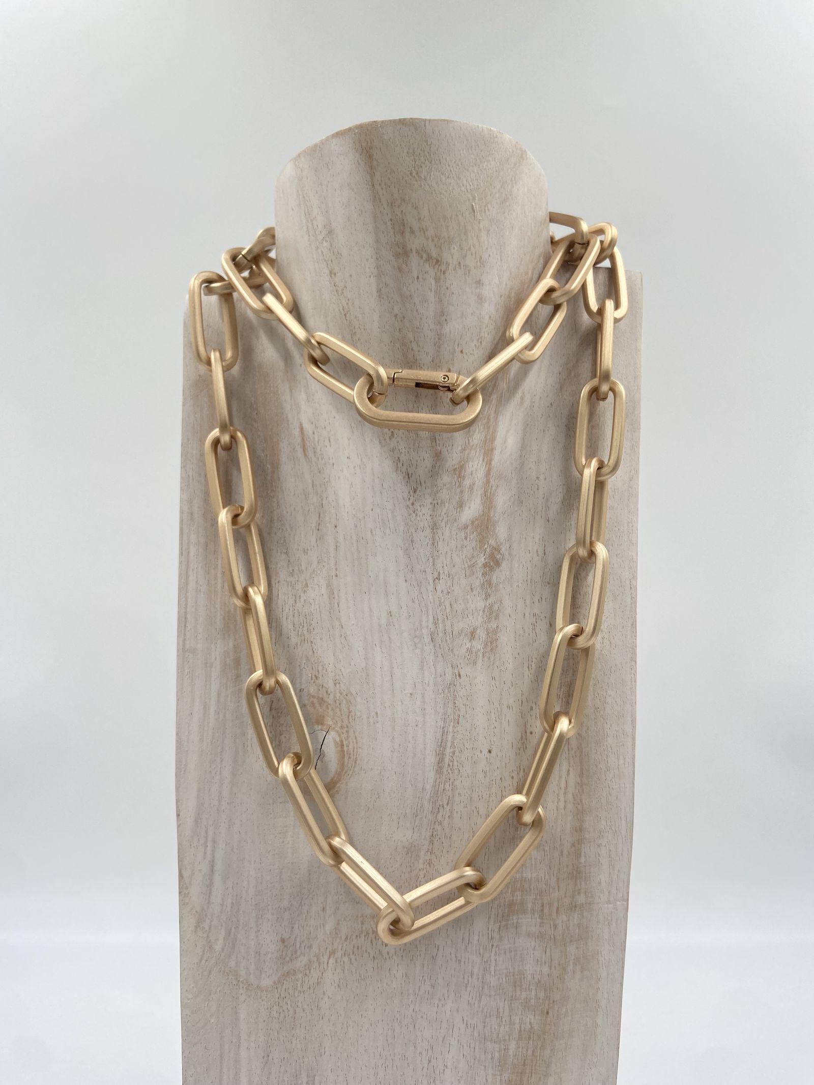 Collana Vulcano Oro Opaca - Alevà VULCANOXL OROOPACO ALEVA' 