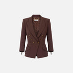 Giacca doppio petto GI17456E2 EA3 ELISABETTA FRANCHI 