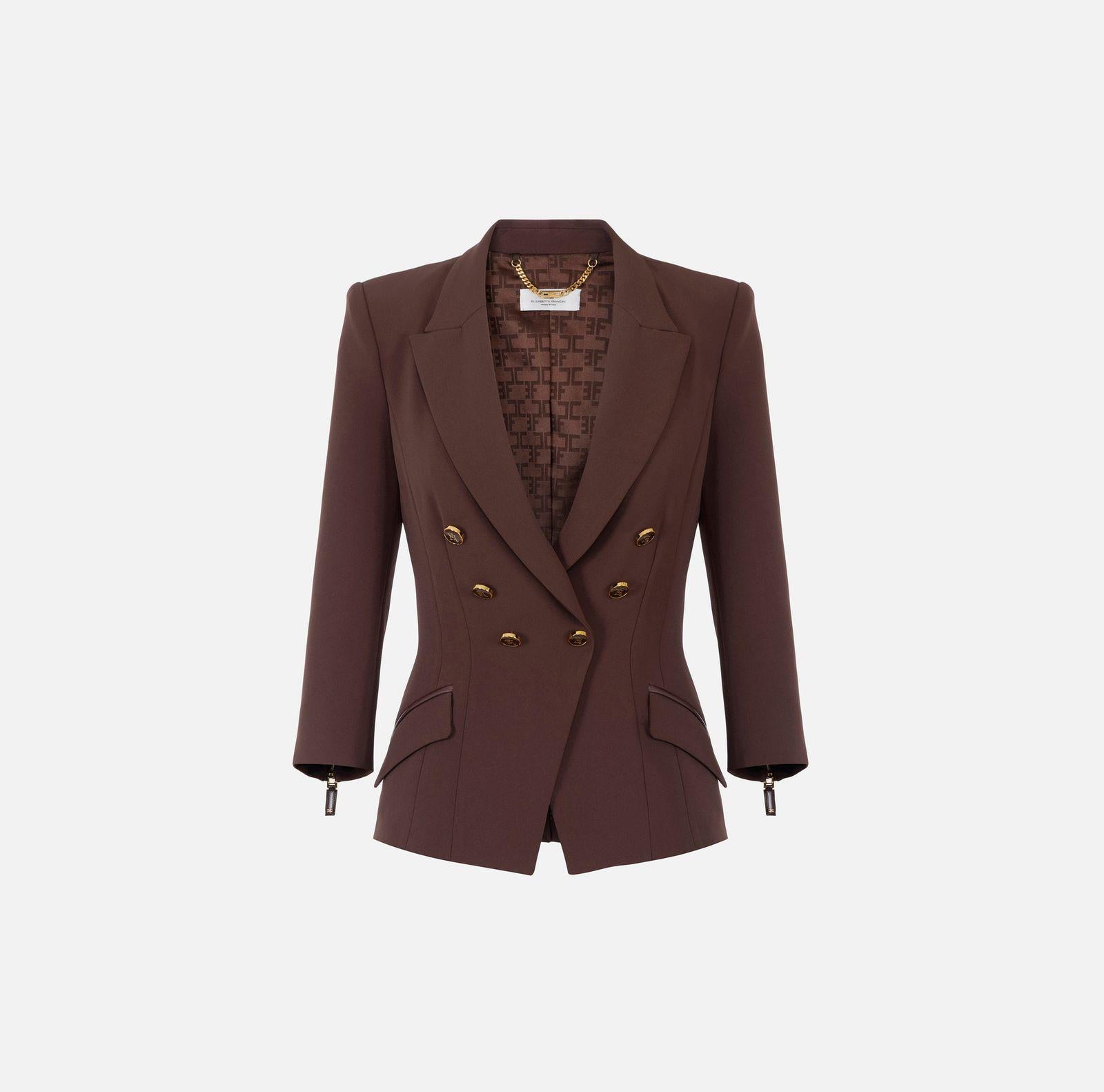 Giacca doppio petto GI17456E2 EA3 ELISABETTA FRANCHI 