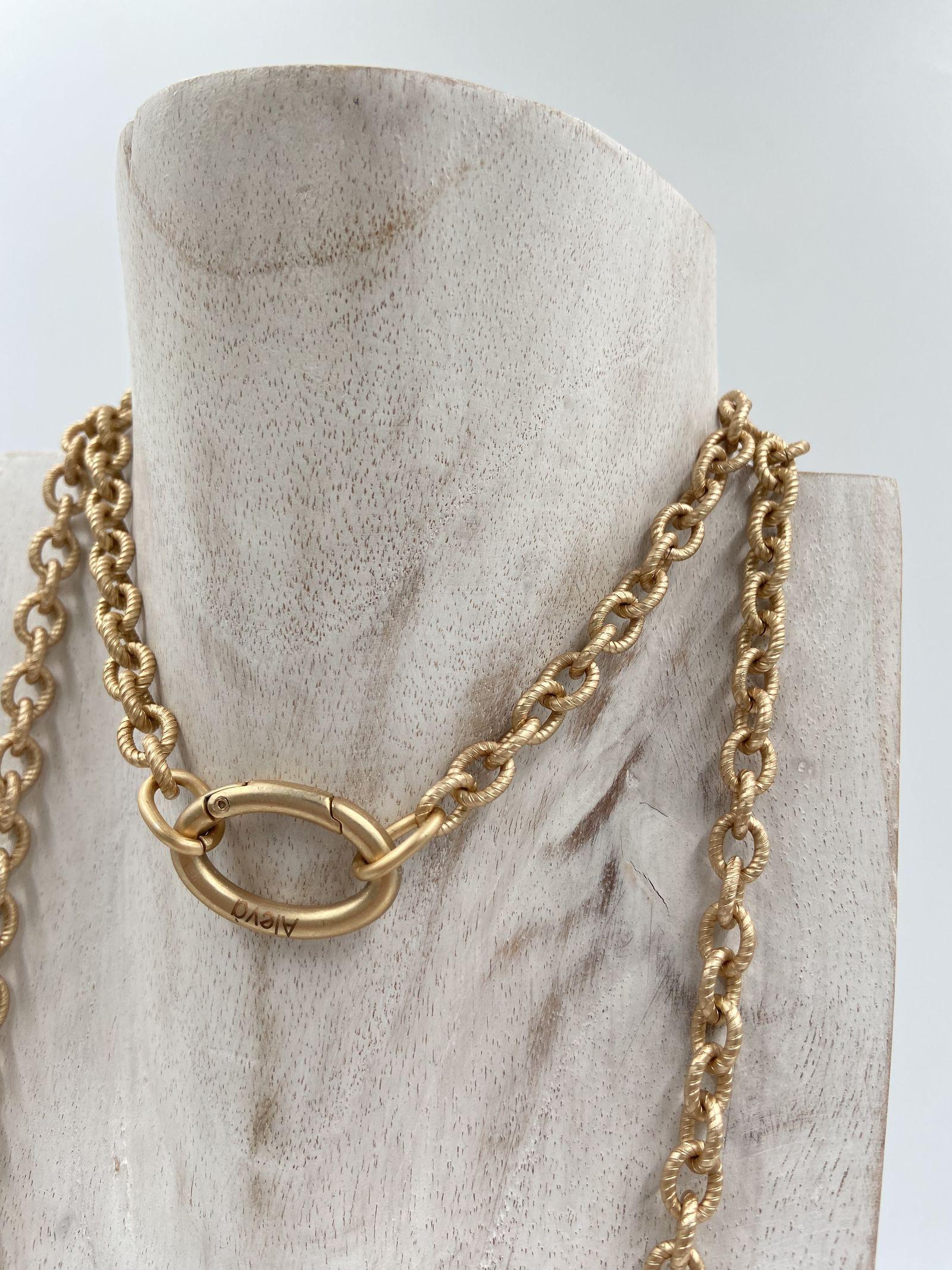 Collana Forzatina Oro Opaco - Alevà FORZATINAXL OROOPACO ALEVA' 