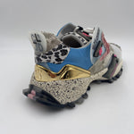 Sneakers rosa azzurro e oro 6F033 2013 CLJD 