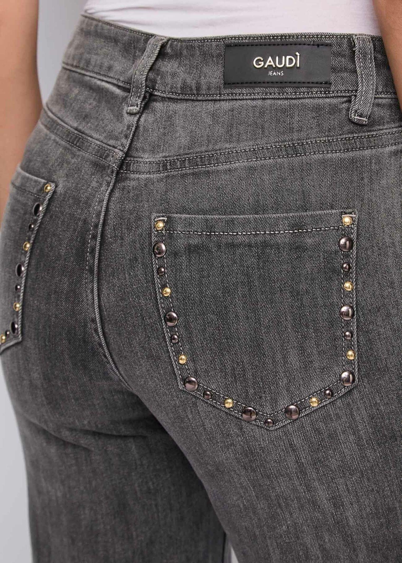 Jeans straight con borchie - Gaudi 521BD26011 00 GAUDI' 