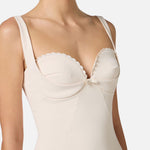 Abito con smerlo ricamato - Elisabetta Franchi AB85052E2 193 ELISABETTA FRANCHI 