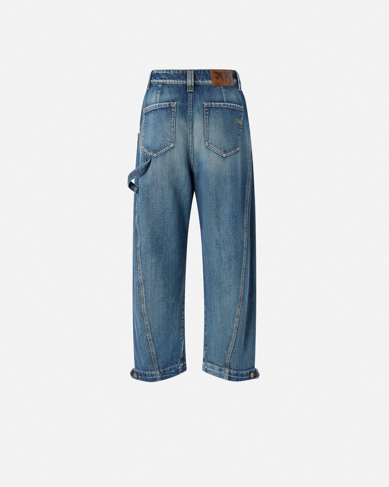 Jeans ballon con zip 105680A2TX PJZ PINKO 