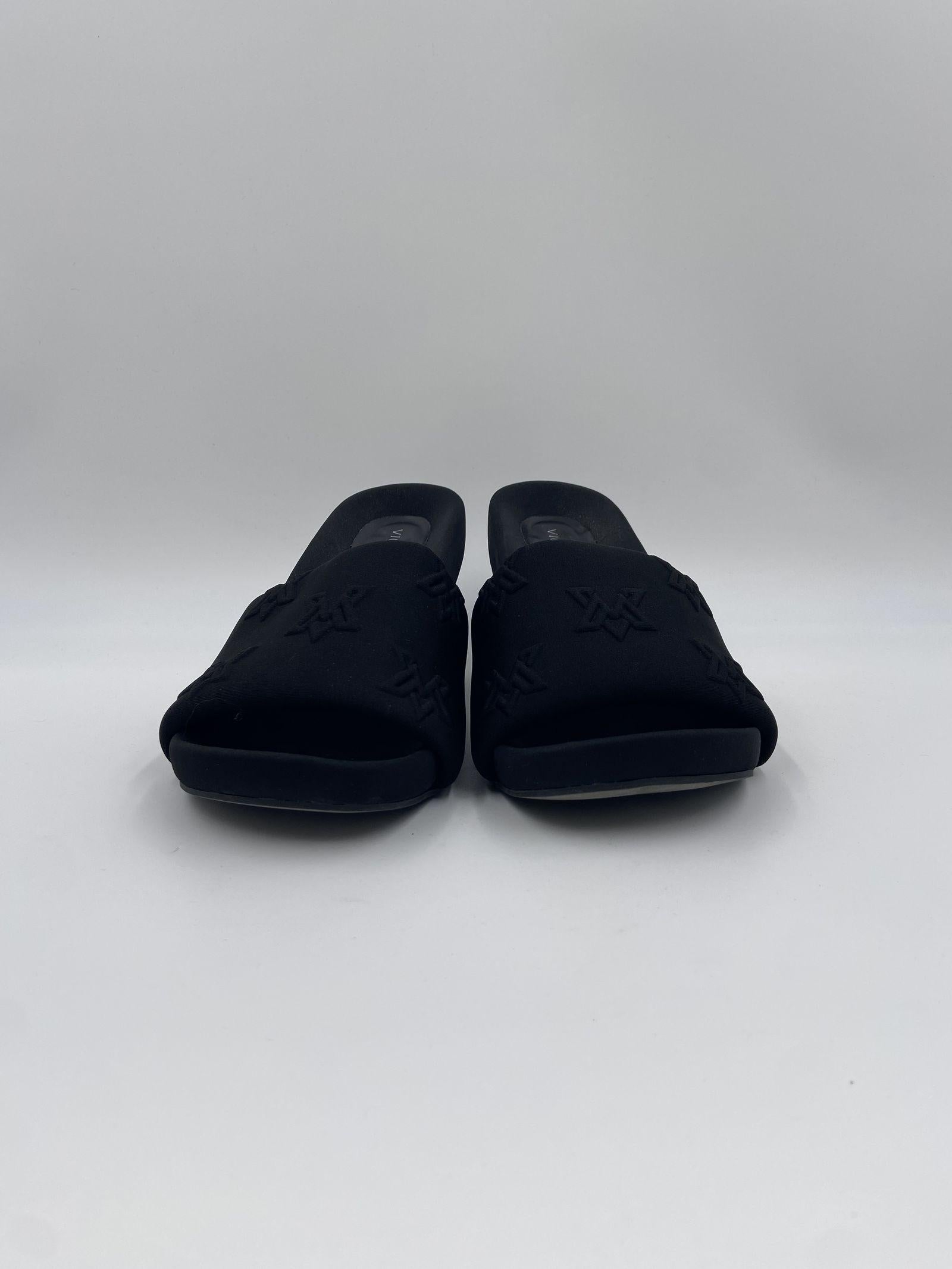 Sandalo in lycra con logo 1E1750D _E22E220101 VIC MATIE' 