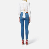 Jeans skinny vita alta
