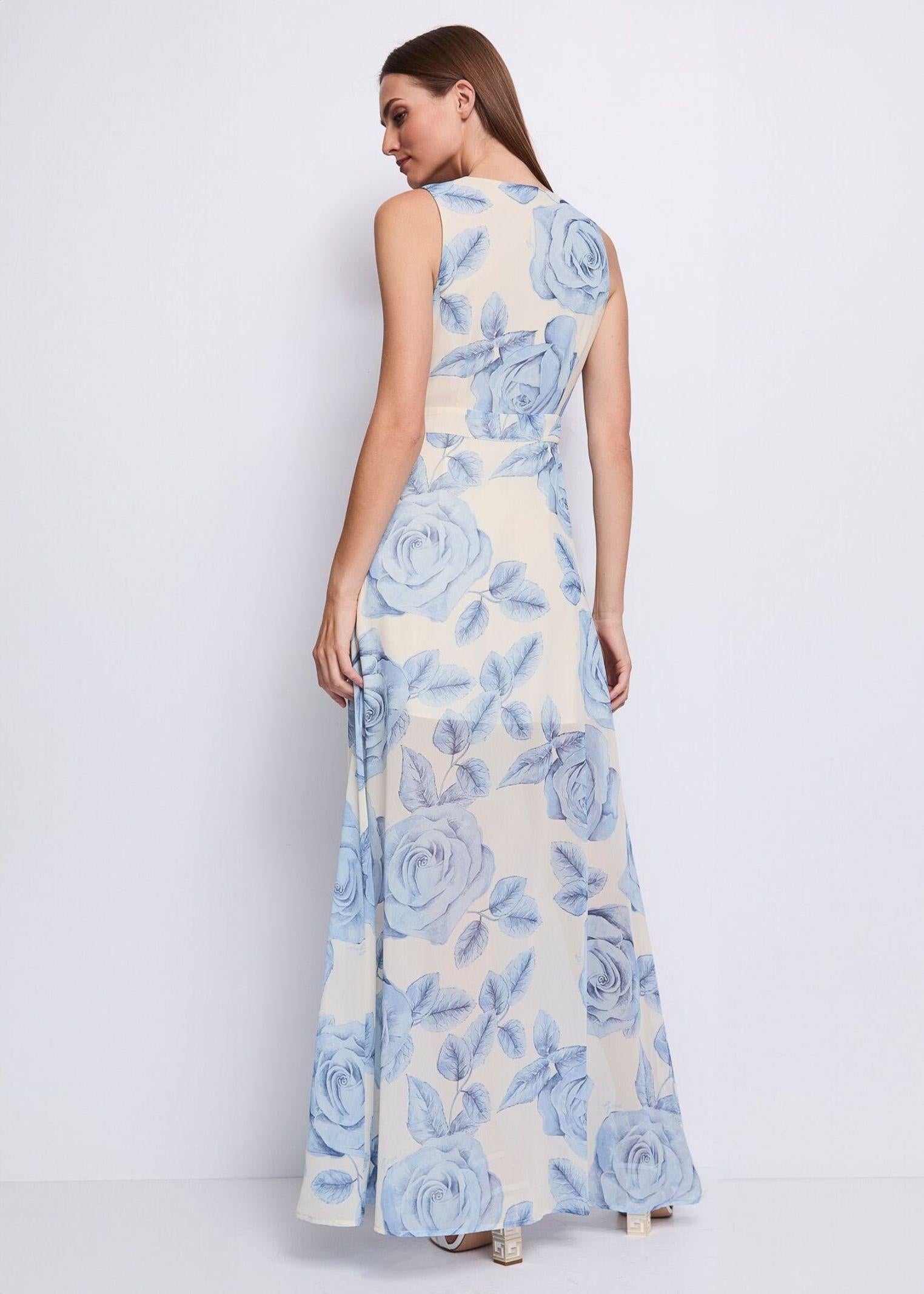 Abito lungo stampa floreale 511FD15013 51104702 GAUDI' 