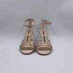 Sandalo tacco strass RG362 FUMO LUCIANO BARACHINI 