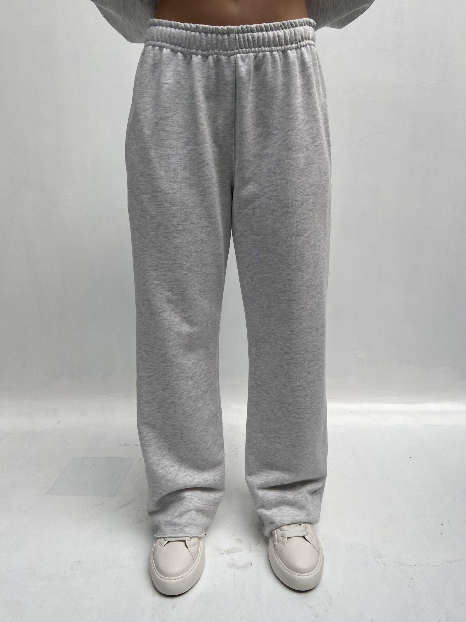 Pantalone con elastico A1263 GRIGIO OFELIA 