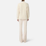 Cardigan in ciniglia bouclè - Elisabetta Franchi MK44S57E2 DZ9 ELISABETTA FRANCHI 