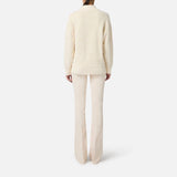 Cardigan in ciniglia bouclè - Elisabetta Franchi MK44S57E2 DZ9 ELISABETTA FRANCHI 