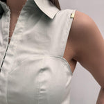 Camicia crop con gancetti - Elisabetta Franchi CA01841E1 BV9 ELISABETTA FRANCHI 