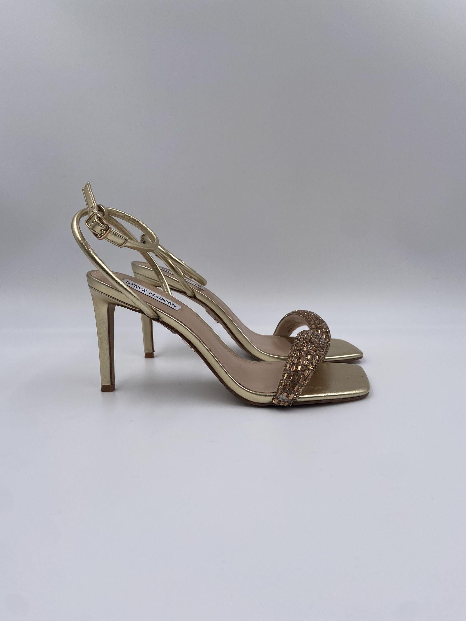 Sandalo Entice con strass - Steve Madden SMSSENTICE ORO STEVE MADDEN 