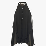 Camicia con rouches