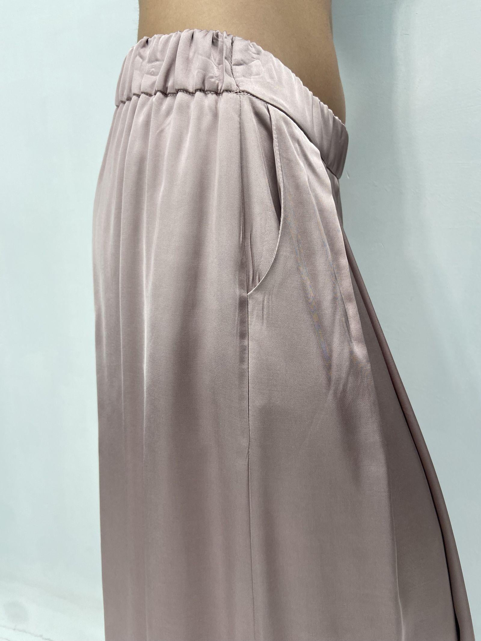 Gonna in raso con pieghe SK1027 CIPRIA OFELIA 