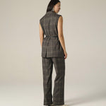 Pantalone motivo check P141PQ MG603 MANILA GRACE 